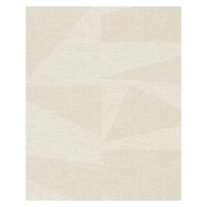 SCHÖNER WOHNEN-Kollektion Vliestapete - Beige/Creme, Grafisch, 10,05 x 0,53 m - Das Bild zeigt eine stilvolle, cremefarbene Wand mit einem subtilen, geometrischen Muster für moderne Raumgestaltung.