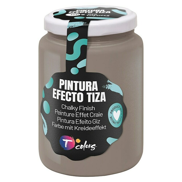 Tcolors Pintura de tiza Chalky Finish (Gris humo, 175 ml) | BAUHAUS
