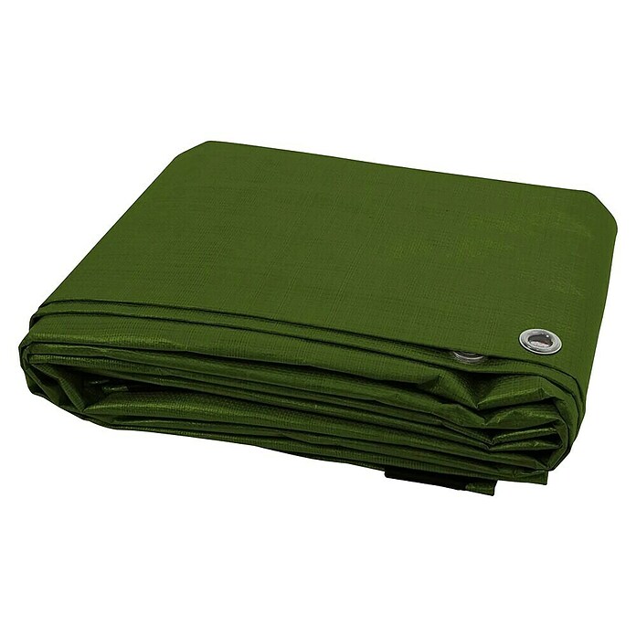 Floordirekt Abdeckplane (L x B: 12 x 10 m, Grammatur: 240 g/m², Grün) | BAUHAUS