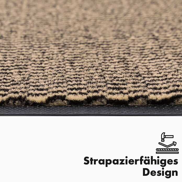 Fußmatte Sky Novo (Ocker/Schwarz, 90 x 60 cm, 100 % Polypropylen) | BAUHAUS