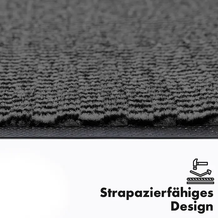 Fußmatte Sky Novo - Anthrazit, 90 x 60 cm, 100 % Polypropylen - Strapazierfähige, graue Fußmatte mit OEKO-TEX® Zertifikat für hohe Ansprüche.