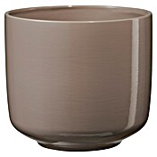 Soendgen Keramik Bari Okrogli lonec  (Zunanje dimenzije (Ø x V): 21 x 19 cm, Rjava, Keramika) | 8450 - Übertoepfe Keramik | IAKA - Gefäße Indoor | IAK - Gefässe,Deko outdoor, Zeitschriften | IA - Gartenhartware | I - Stadtgarten | BAUHAUS
