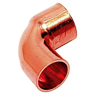Codo de cobre M-H (Diámetro: 28 mm, Ángulo: 90 °, 2 ud.)