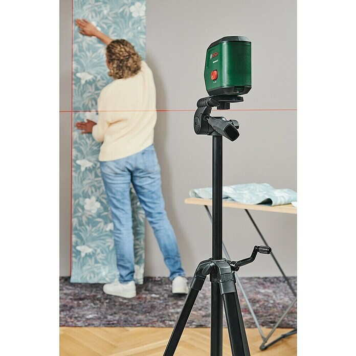 Bosch Universal Nivel láser en cruz Level 2 Set (Zona de trabajo máx.: 12 m, Con trípode) | BAUHAUS