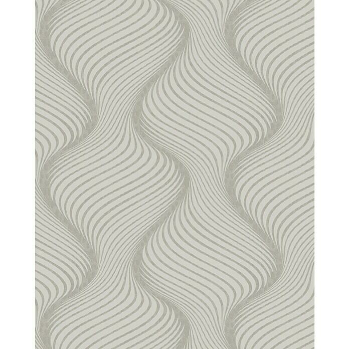 Marburg La Veneziana III Vliestapete Welle (Greige, Wellen, 10,05 x 0,53 m)