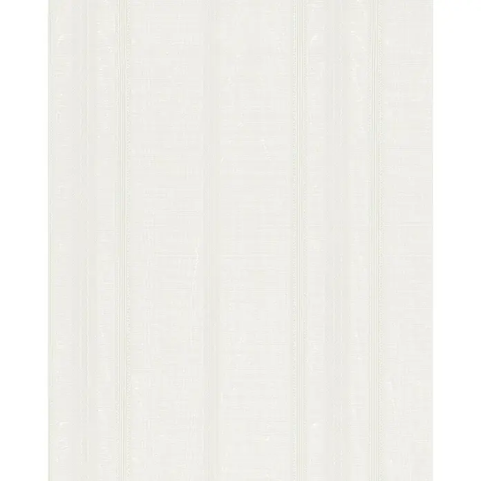 Marburg Home Classic Belvedere Vliestapete Blockstreifen - Weiß, Streifen, 10,05 x 0,53 m - Strukturiertes, helles Wanddesign mit feinen Streifen und einer dezenten Textur, die eine elegante und ruhige Atmosphäre schafft.