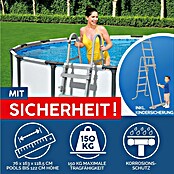 Bestway Opzetzwembad Steel Pro MAX (Ø x h: 488 x 122 cm, Grijs, 19.480 l) | BAUHAUS