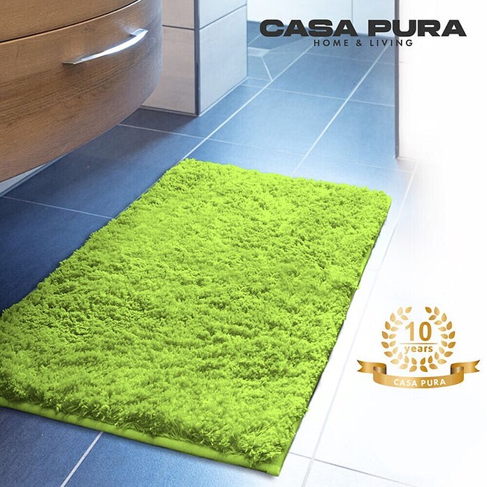 Floordirekt Badteppich Sky (120 x 70 cm, Apfelgrün, 100% Polyester) | BAUHAUS
