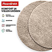 Floordirekt Badteppich Sky (95 x 95 cm, Beige, 100% Polyester) | BAUHAUS