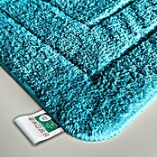 Floordirekt Badteppich Atlantis (80 x 50 cm, Türkis, 100% Polyester) | BAUHAUS