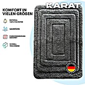 Floordirekt Badteppich Atlantis (120 x 70 cm, Dunkelgrau, 100% Polyester) | BAUHAUS