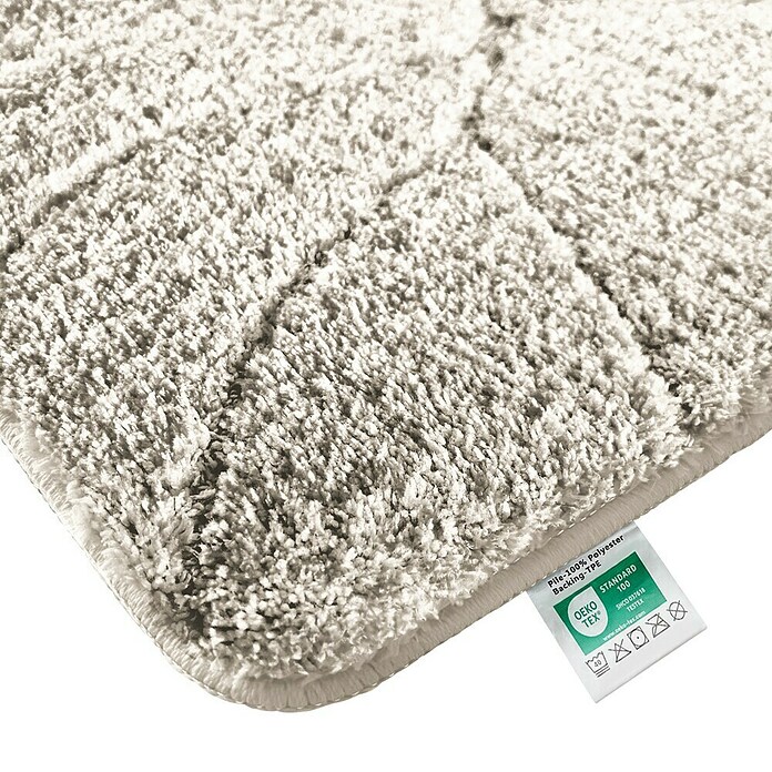 Floordirekt Badteppich Maris (150 x 80 cm, Ivory, 100% Polyester) | BAUHAUS