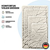 Floordirekt Badteppich Maris (150 x 80 cm, Ivory, 100% Polyester) | BAUHAUS
