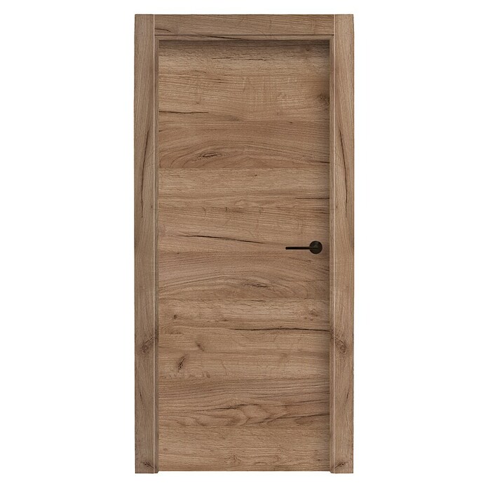 Pack puerta de interior Cognac (82,5 x 203 cm, Izquierda, Marrón) | BAUHAUS