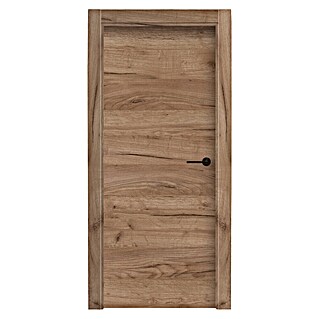 Pack puerta de interior Cognac (62,5 x 203 cm, Izquierda, Marrón)