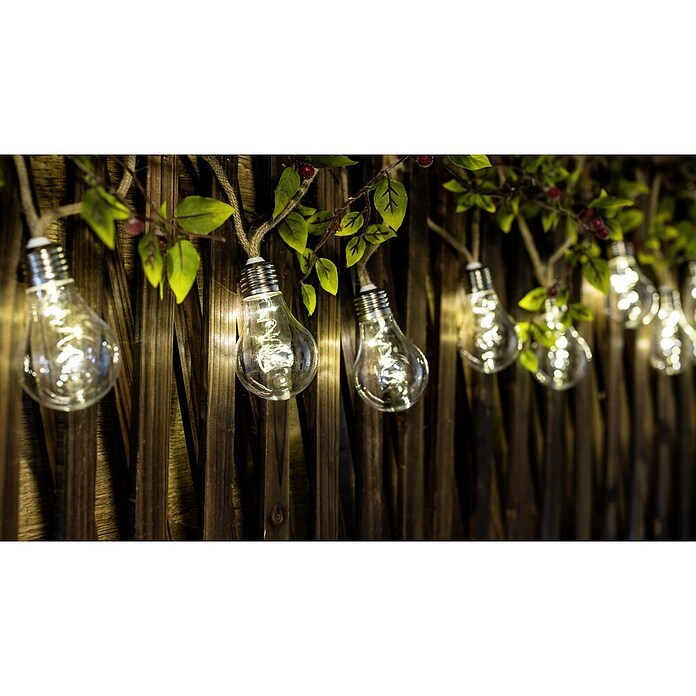 Starlux LED-Lichterkette (10-flammig, Batteriebetrieben, 3 m)