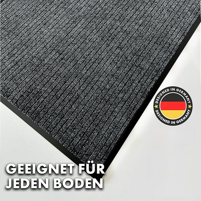 Fußmatte Dura (Anthrazit, 150 x 90 cm, 100 % Polypropylen) | BAUHAUS
