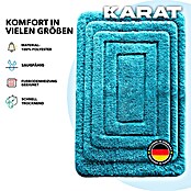 Floordirekt Badteppich Atlantis (80 x 50 cm, Türkis, 100% Polyester) | BAUHAUS