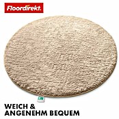 Floordirekt Badteppich Sky (95 x 95 cm, Beige, 100% Polyester) | BAUHAUS