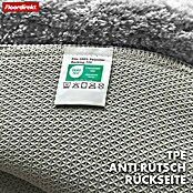 Floordirekt Badteppich Maris (120 x 120 cm, Silber, 100% Polyester) | BAUHAUS