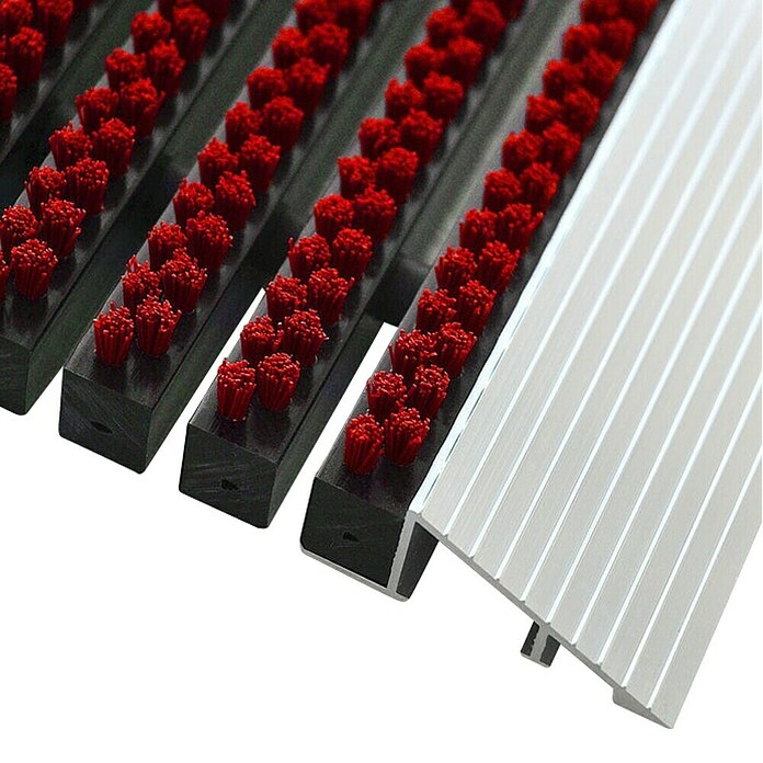 Fußmatte Profi Brush (Rot, 60 x 40 cm, 100 % Nylon) | BAUHAUS