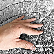 Floordirekt Badteppich Maris (80 x 50 cm, Silber, 100% Polyester) | BAUHAUS