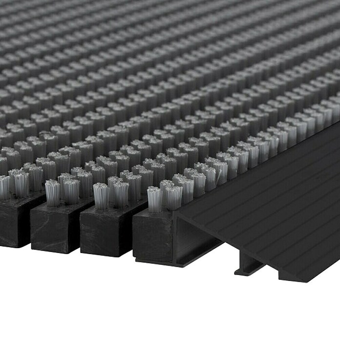 Fußmatte Power Brush (Grau, 90 x 60 cm, 100 % Nylon) | BAUHAUS