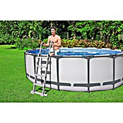 Bestway Opzetzwembad Steel Pro MAX (Ø x h: 488 x 122 cm, Grijs, 19.480 l) | BAUHAUS
