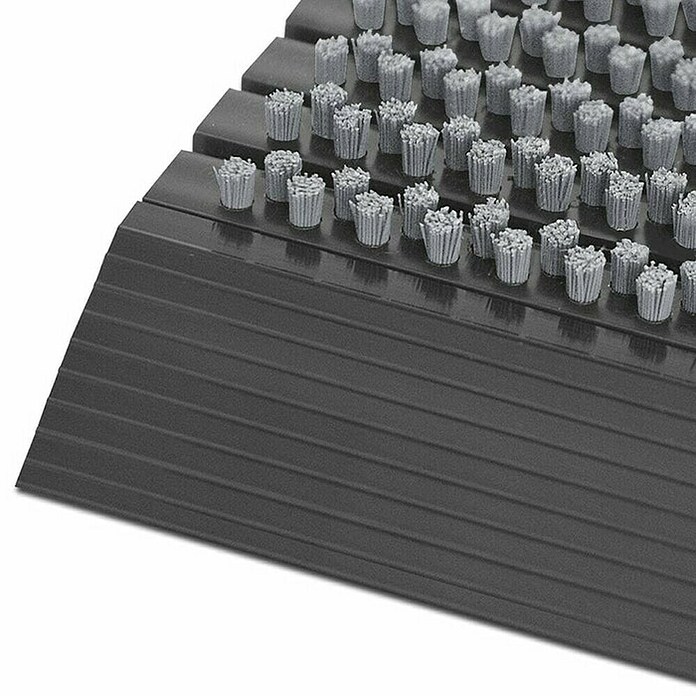 Fußmatte Power Brush (Grau, 90 x 60 cm, 100 % Nylon) | BAUHAUS