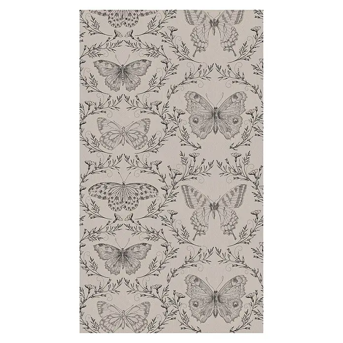A.S. Création The Wall 2 Fototapete Schmetterling - B x H: 159 x 280 cm, Vlies - Elegantes Schmetterlingsmuster mit filigranen floralen Elementen, ideal für stilvolle Dekorationen.