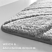 Floordirekt Badteppich Maris (80 x 50 cm, Silber, 100% Polyester) | BAUHAUS