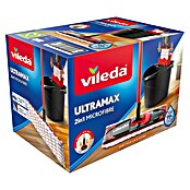 Vileda Ultramat Set de limpieza (Cubo con escurridor, limpiador y paño de microfibra)