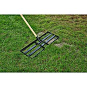 Gardol Rastrillo nivelador de césped (24,5 cm, Acero, Específico para: Mangos de herramientas con cono, Ø 28 mm) | BAUHAUS