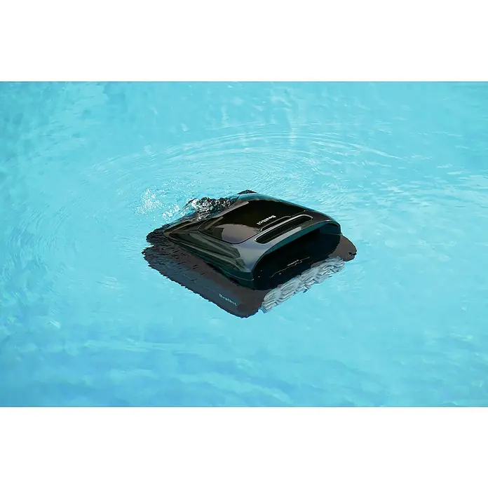 Beatbot Poolroboter AquaSense 2 Pro - Akkubetrieben, Passend für: Pools bis 360 m² Grundfläche, Filterleistung: 20.800 l/h - Ein Beatbot Poolreinigungsroboter schwimmt im Pool und sorgt für sauberes Wasser und mühelose Poolpflege mit fortschrittlicher Technologie.