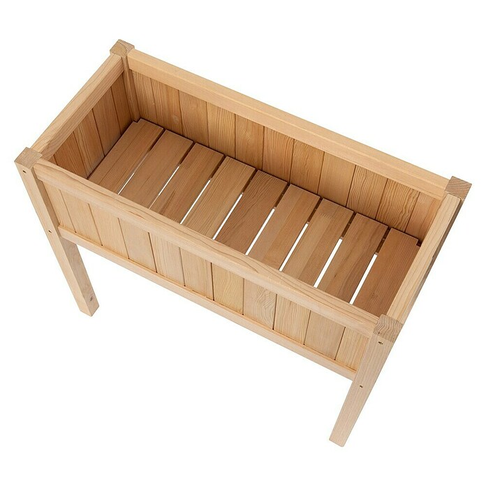 Sun Hochbeet Bloom 75 (75 x 35 x 65 cm, Holz, Natur) | BAUHAUS