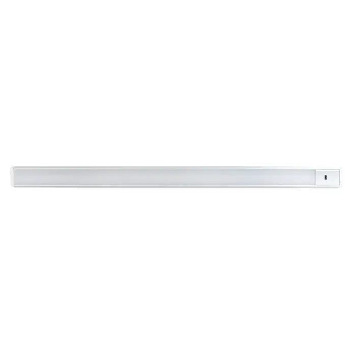 Ritter Leuchten LED-Unterbauleuchte - L x B x H: 60 x 4,9 x 1,43 cm, Lichtfarbe: Warmweiß - Eine LED-Leuchte in einem schlanken, weißen Gehäuse, ideal für moderne Innenräume und energieeffiziente Beleuchtungslösungen.