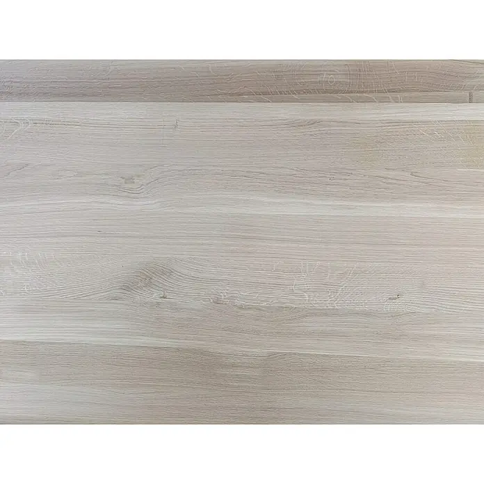 Leimholzplatte - Eiche, Qualitätsstufe Leimholzplatte: A/B, 3.000 x 1.210 x 26 mm - Helle Holzplatte mit feiner Maserung, ideal für Möbelbau und Innenausbau, bietet eine natürliche und elegante Optik.