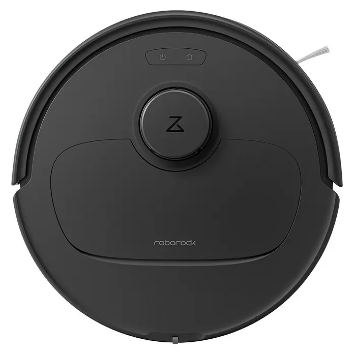 Roborock Saugwischroboter QR 598 Black - Saugkraft: 8.000 Pa, Akkulaufzeit: 180 min, Fassungsvermögen Roboter: 330 ml, Schwarz - Aufnahme eines Roborock Saugroboters, der automatisiert und effizient reinigt.