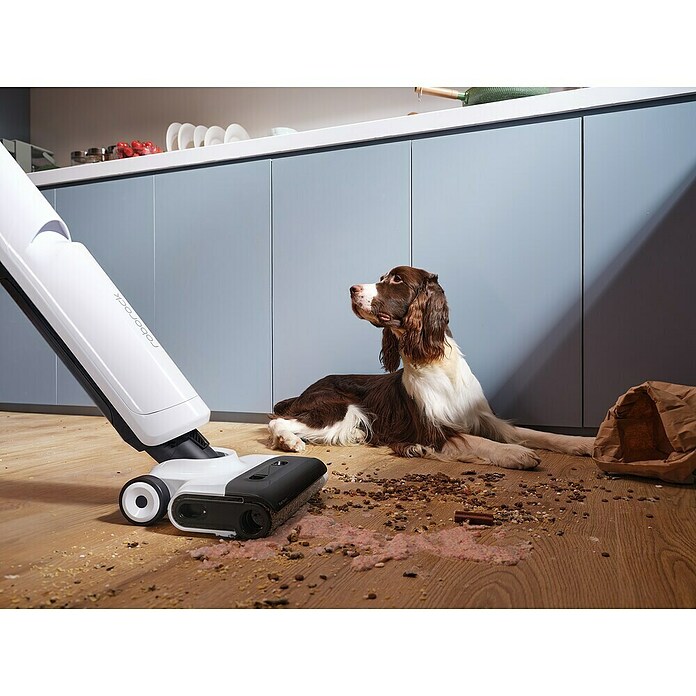 Roborock Aspirador en seco y húmedo de batería Flexi Lite (Potencia de aspiración: 17.000 Pa, Duración de la batería: 40 min, Volumen del depósito de agua: 0,62 l) | BAUHAUS