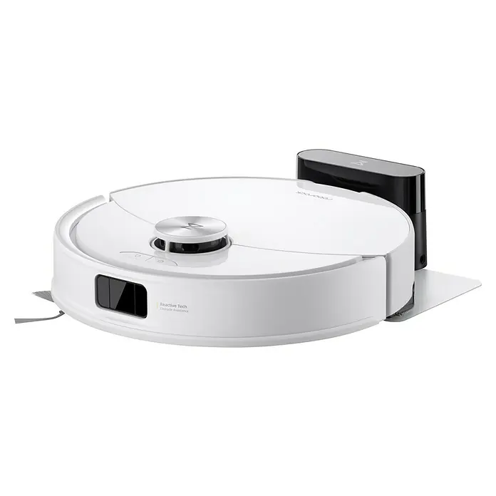 Roborock Saugwischroboter Q10 VF White - Saugkraft: 10.000 Pa, Akkulaufzeit: 150 min, Fassungsvermögen Roboter: 500 ml, Weiß - Weißer Roborock S8 Pro Ultra Saugroboter mit intelligenter Navigation und automatischer Reinigungsstation für ein sauberes Zuhause.