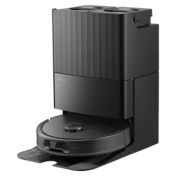 Roborock Saugwischroboter QR 598 Black - Saugkraft: 8.000 Pa, Akkulaufzeit: 180 min, Fassungsvermögen Roboter: 330 ml, Schwarz - Der Roborock S8 Pro Ultra: Ein intelligenter Saug- und Wischroboter mit automatischer Reinigungsstation für ein sauberes Zuhause.
