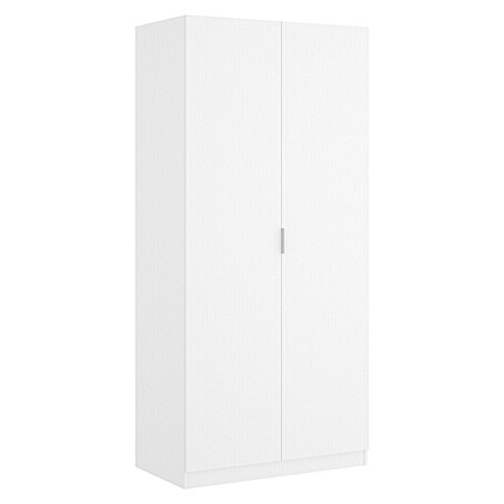 Dekit Armario para ropa Essen (L x An x Al: 52 x 81 x 184 cm, Blanco, Espesor: 16 mm)