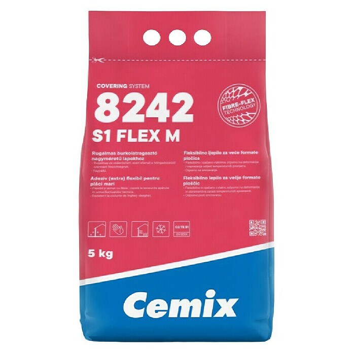 Cemix Ljepilo za pločice Flex S1 M 8242  (5 kg, Siva) | BAUHAUS