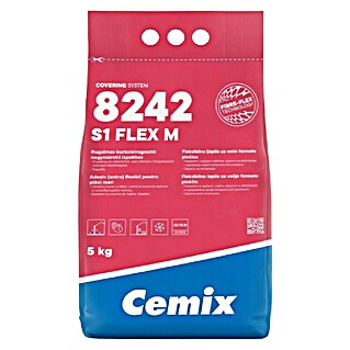 Cemix Ljepilo za pločice Flex S1 M 8242 (5 kg, Siva)