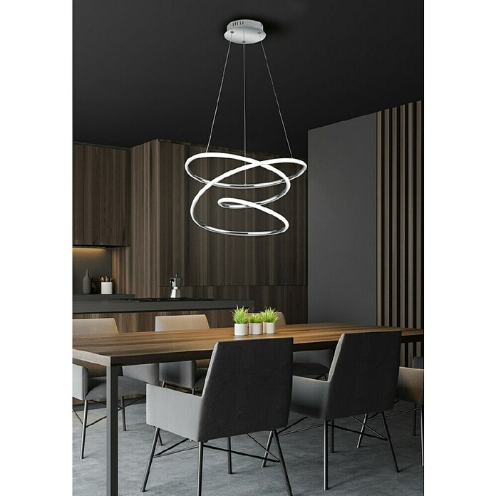 Trio Leuchten Viseća LED svjetiljka Bologna  (36 W, Visina: 150 cm, Neutralno bijelo) | BAUHAUS