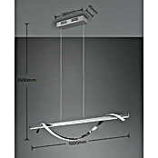 Trio Leuchten Viseća LED svjetiljka Isabel  (26 W, Visina: 150 cm, Neutralno bijelo) | BAUHAUS