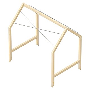 Upyard Tapa para invernadero (Específico para: Huertos elevados de 120 × 80 cm)