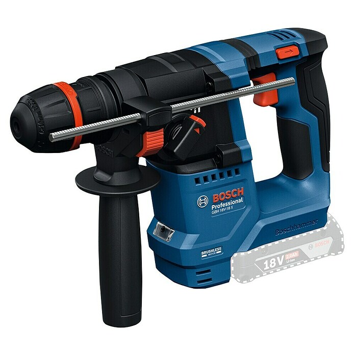 Bosch Professional AMPShare 18V Martillo perforador de batería GBH-18X (18 V, Sin batería, 1,5 J) | BAUHAUS