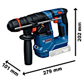 Bosch Professional AMPShare 18V Martillo perforador de batería GBH-18X (18 V, Sin batería, 1,5 J) | BAUHAUS
