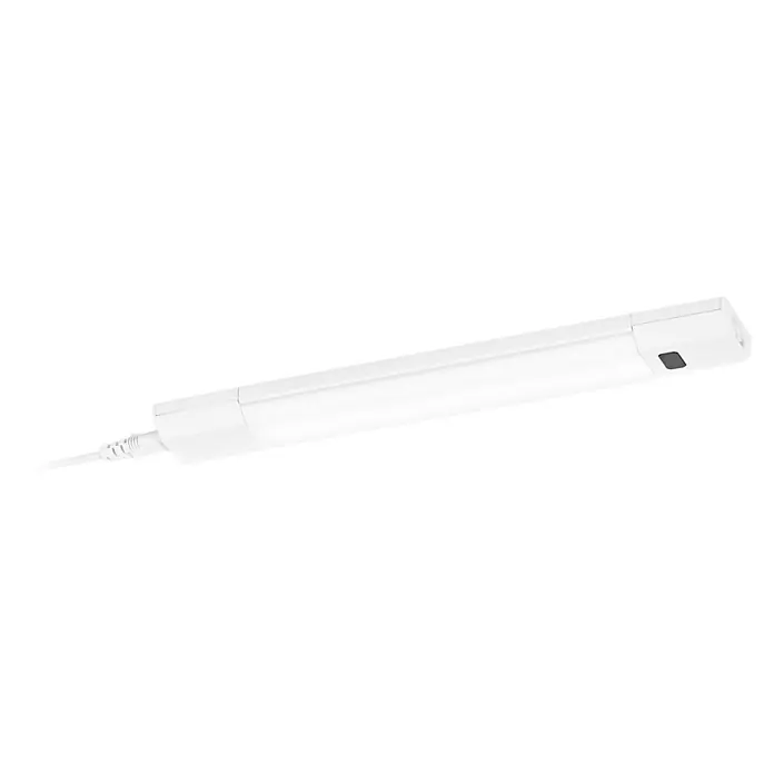 Osram LED-Unterbauleuchte Linear - L x B x H: 30 x 4,9 x 1,8 cm, Lichtfarbe: Tageslichtweiß, 220 V - 240 V - Weißer Lichtbalken mit einem Schalter für optimale Beleuchtung. Ideal für Arbeitsbereiche und Schreibtische.